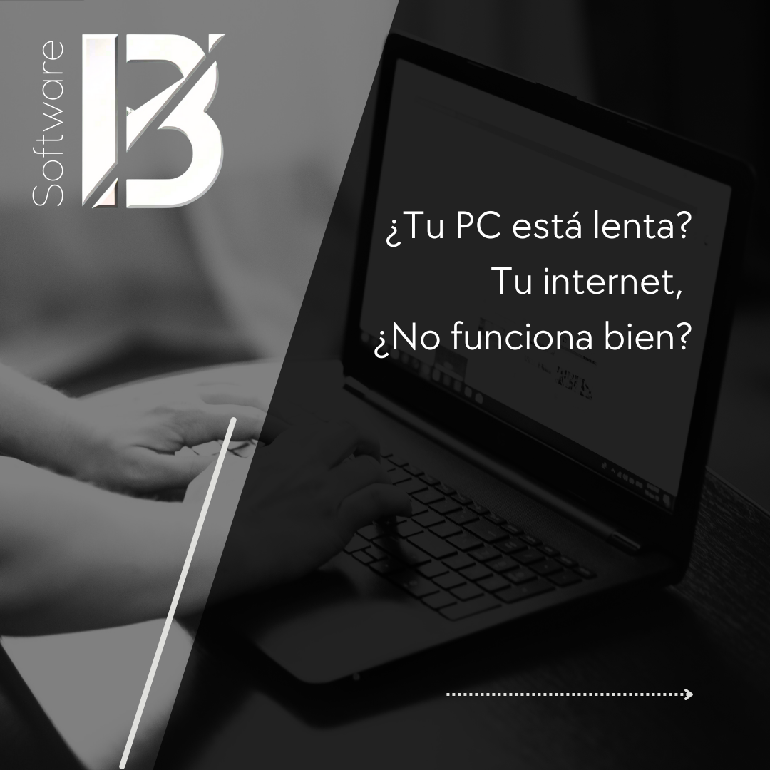 Pieza grafica de soporte para PC lenta e internet